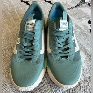 Vans Ultra range teal sneakers